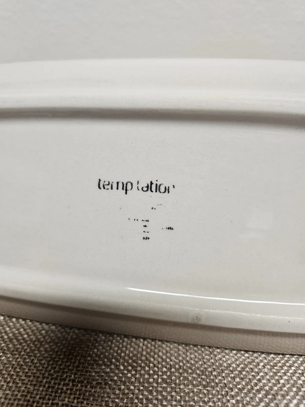 Temptations‎ Ceramic Butter Dish From The Old World Collection
